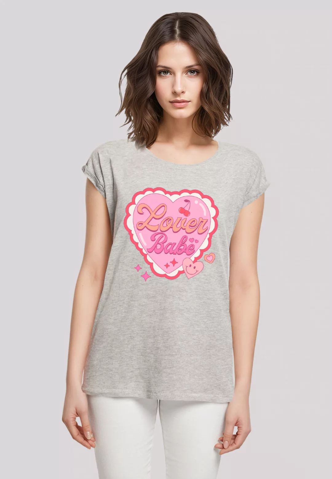 F4NT4STIC T-Shirt "Lover Babe Valentinstag", Premium Qualität günstig online kaufen