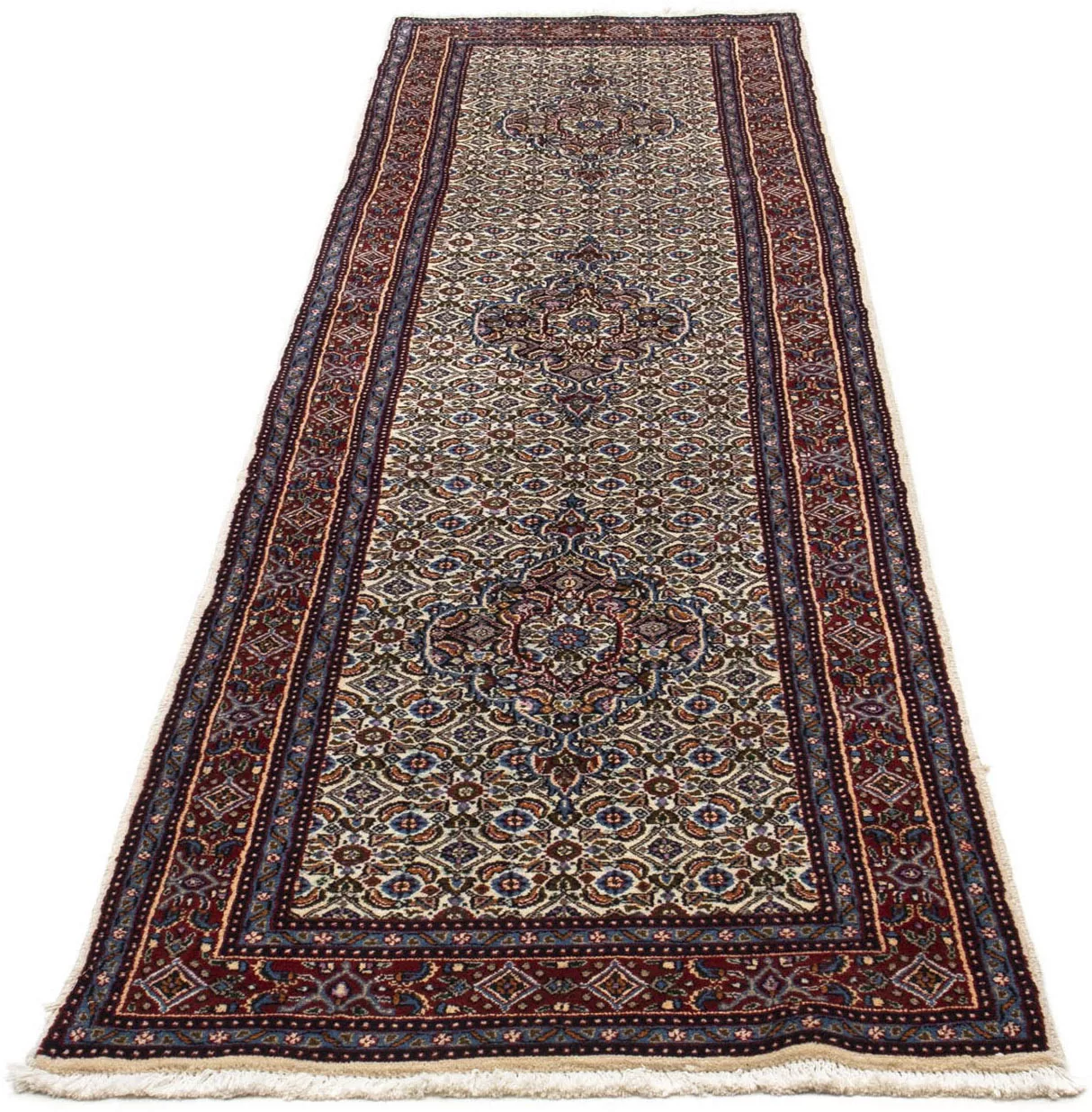 morgenland Wollteppich »Yalameh Medaillon Blu scuro 304 x 208 cm«, rechteck günstig online kaufen