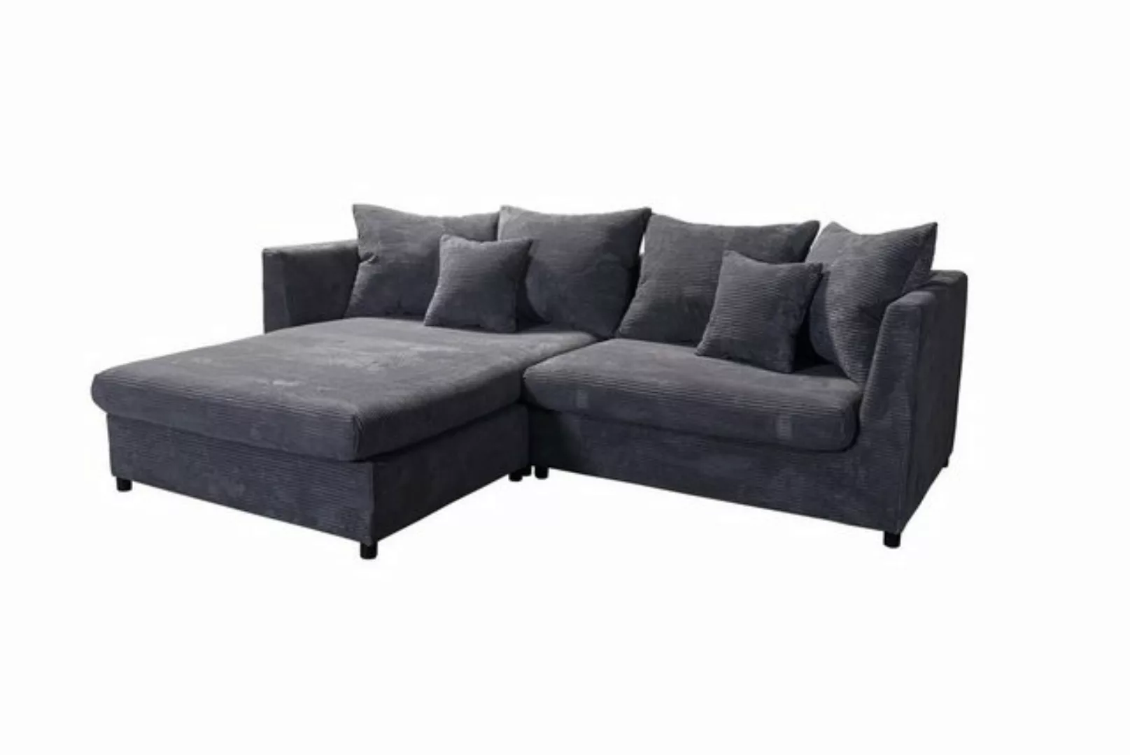 Küchen-Preisbombe Sofa Couch Ecksofa Eckcouch Wohnlandschaft Pam 2 Cord Bez günstig online kaufen