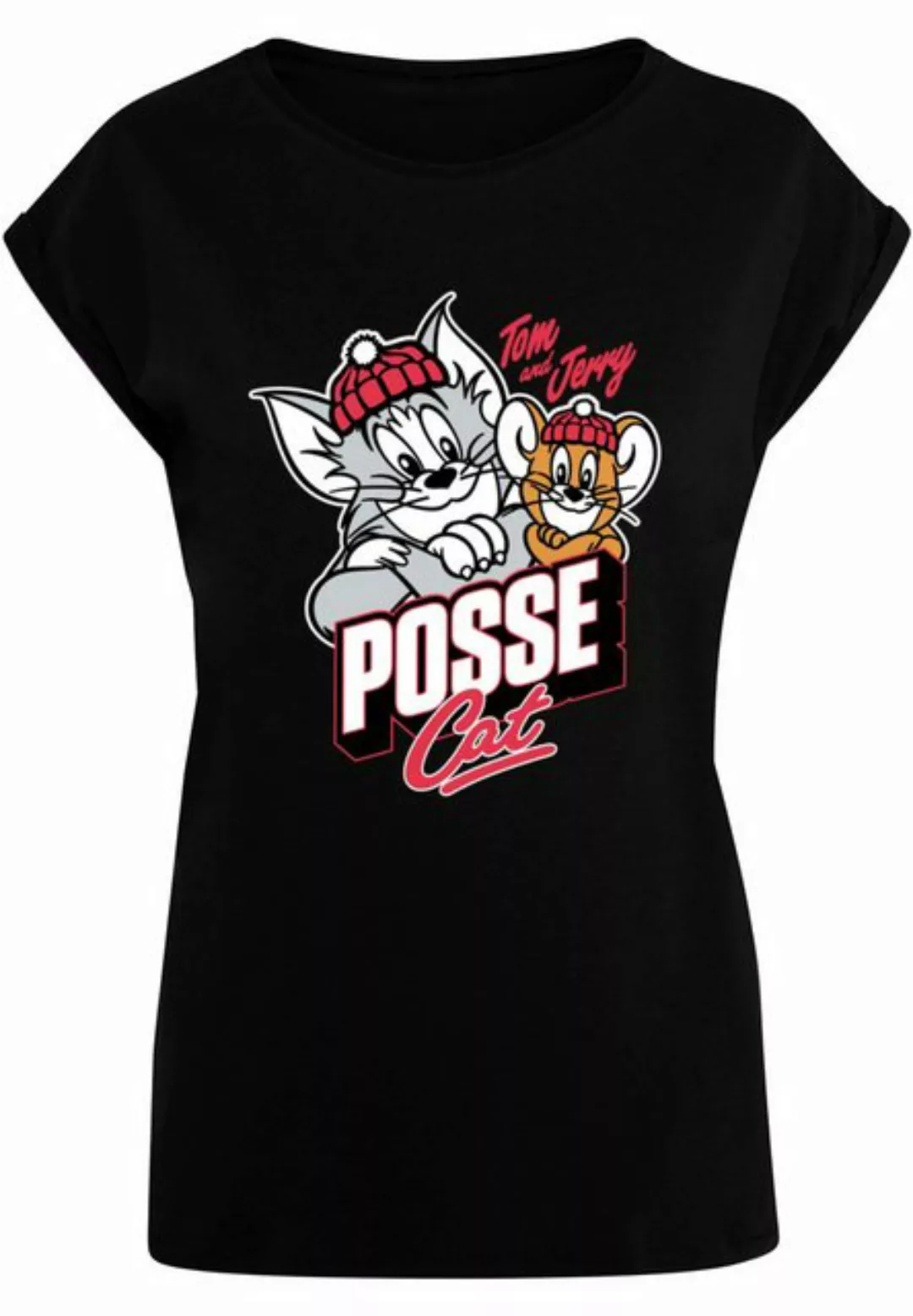 ABSOLUTE CULT T-Shirt ABSOLUTE CULT Damen Ladies Tom and Jerry - Posse Cat günstig online kaufen