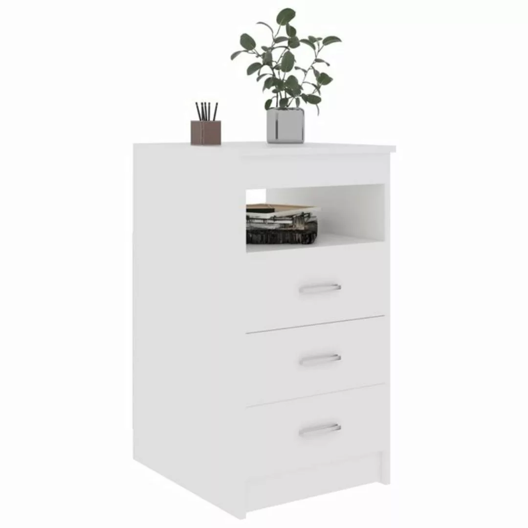 vidaXL Aktenschrank Sideboard mit Schubladen Weiß 405076 cm Spanplatte günstig online kaufen