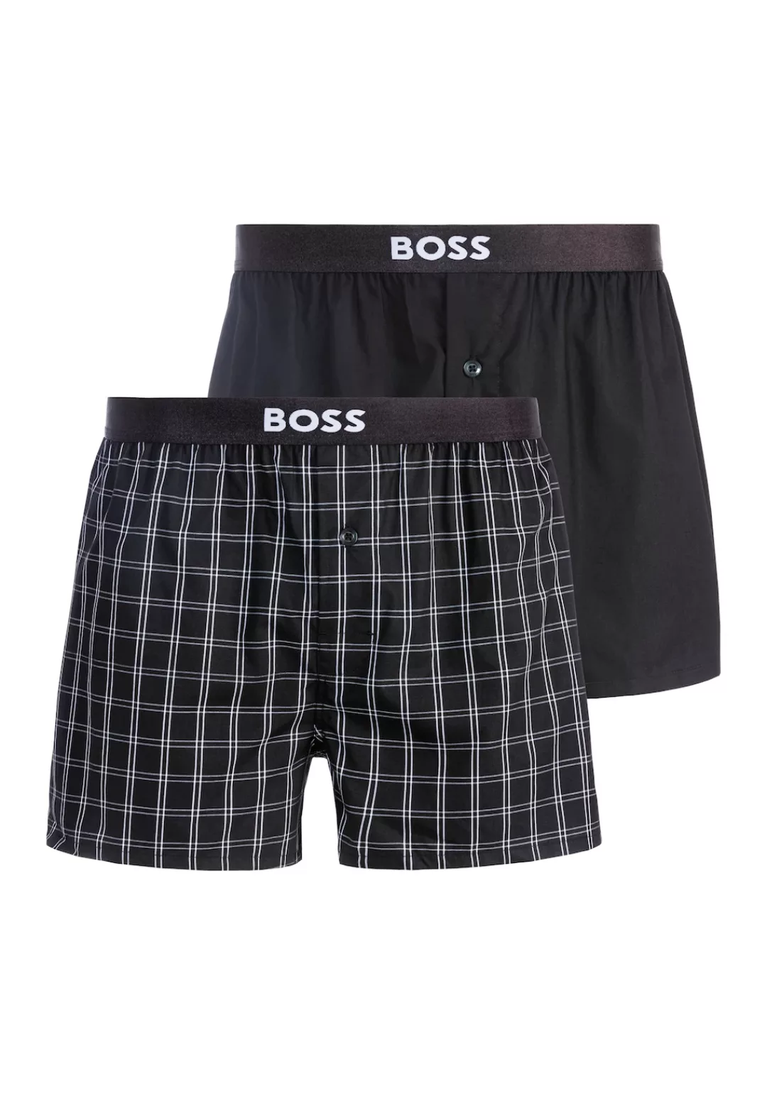 BOSS Boxershorts "2P Boxer Shorts EW 10251193 01", (Packung, 2 St., 2er), m günstig online kaufen