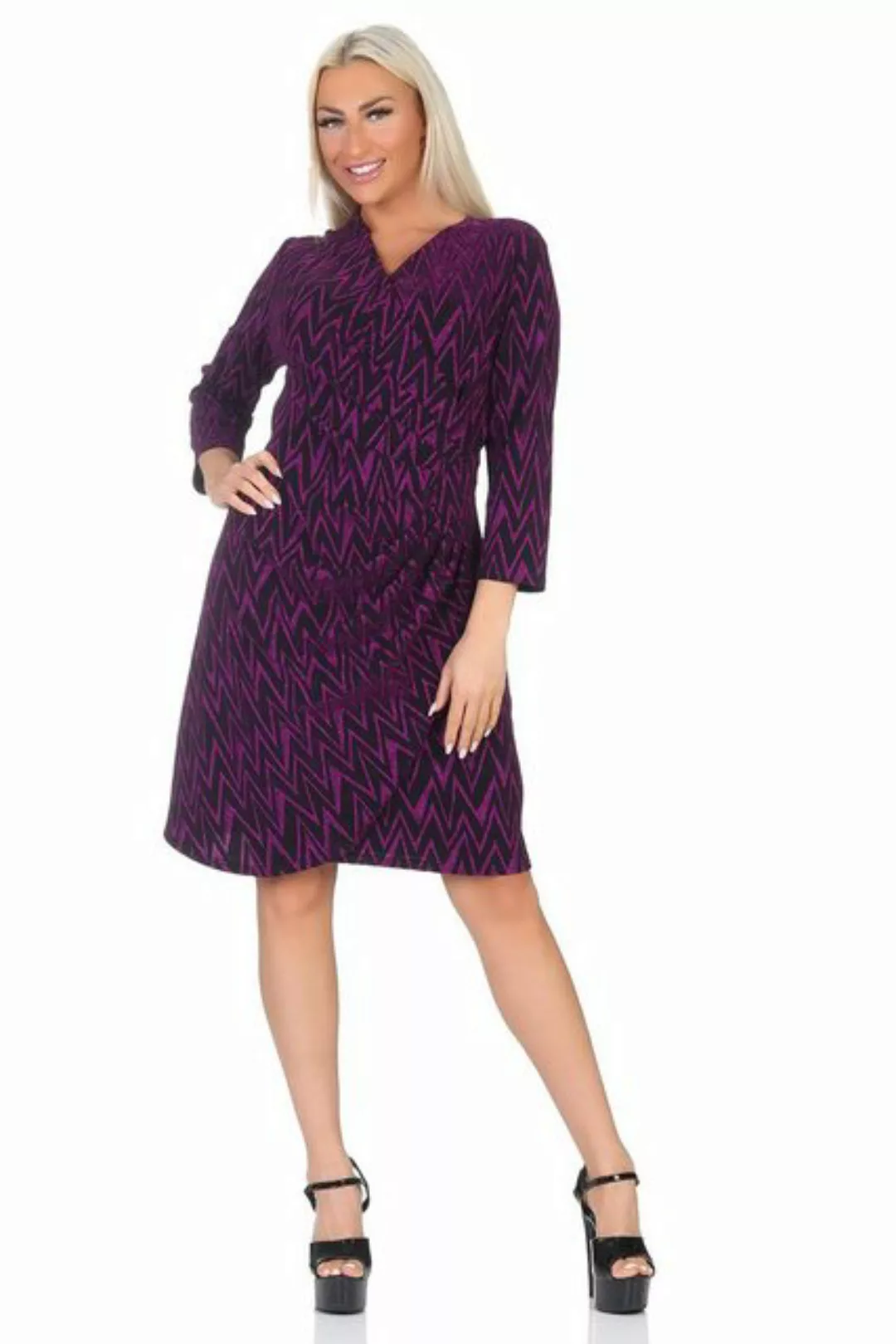 PM SELECTED Minikleid PM-088 (Edles Abend Minikleid Jersey Abendkleid in Wi günstig online kaufen