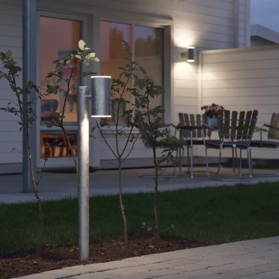 Vandalismus geschützte LED Wegelleuchte Ull aus galvanisiertem Stahl und br günstig online kaufen