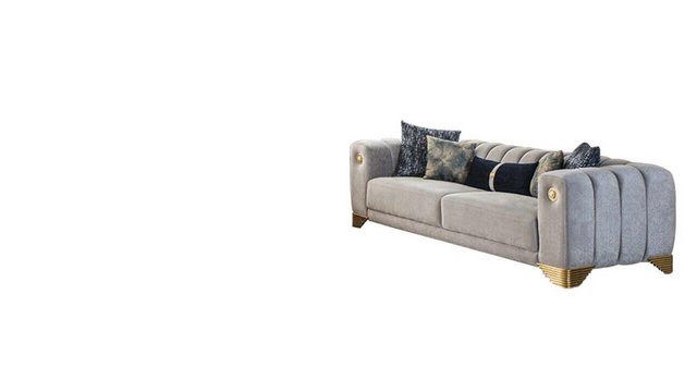 JVmoebel Sofa Stilvolles Wohnzimmer Set Designer Sofagarnitur Dreisitzer 2x günstig online kaufen