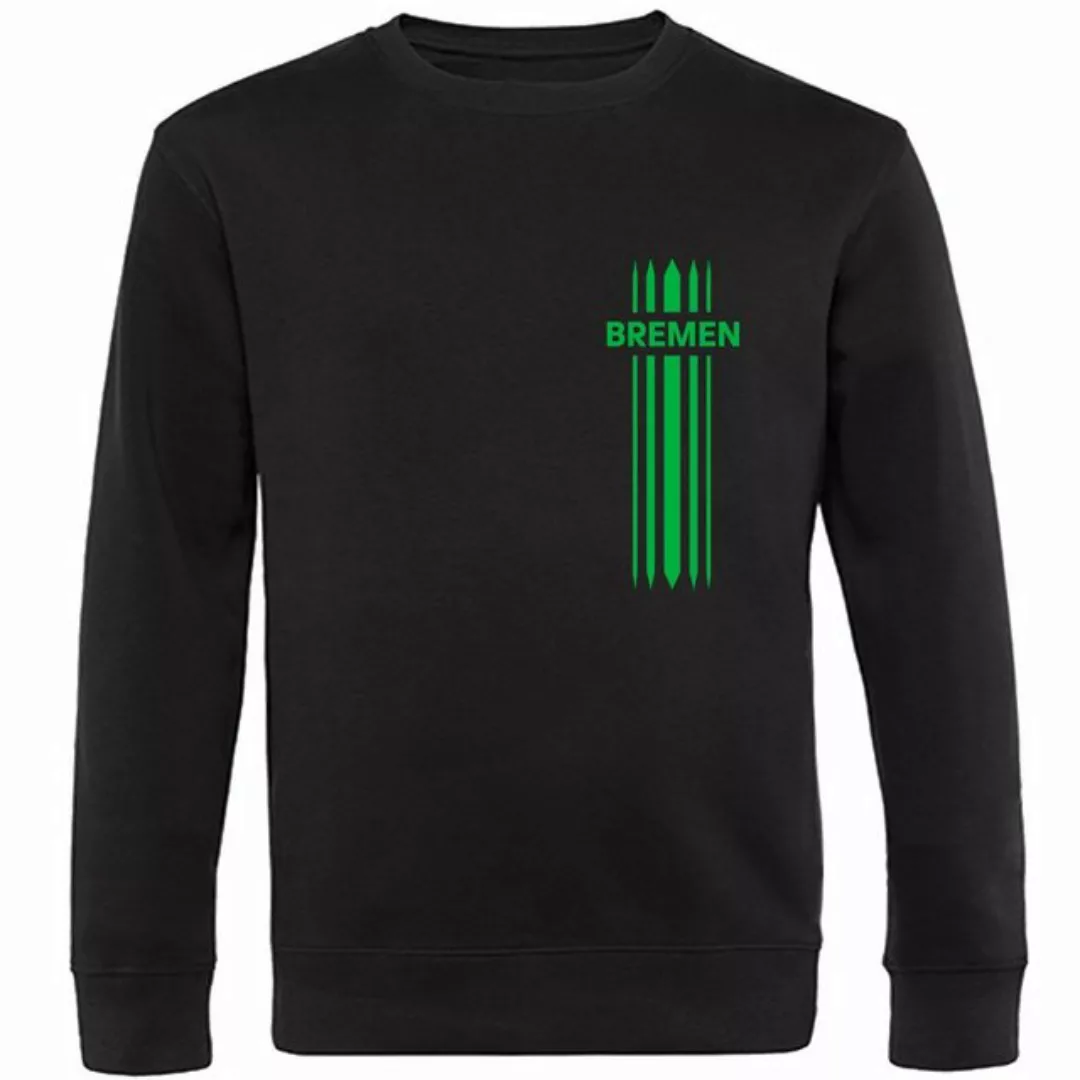 multifanshop Sweatshirt Bremen - Streifen - Pullover günstig online kaufen