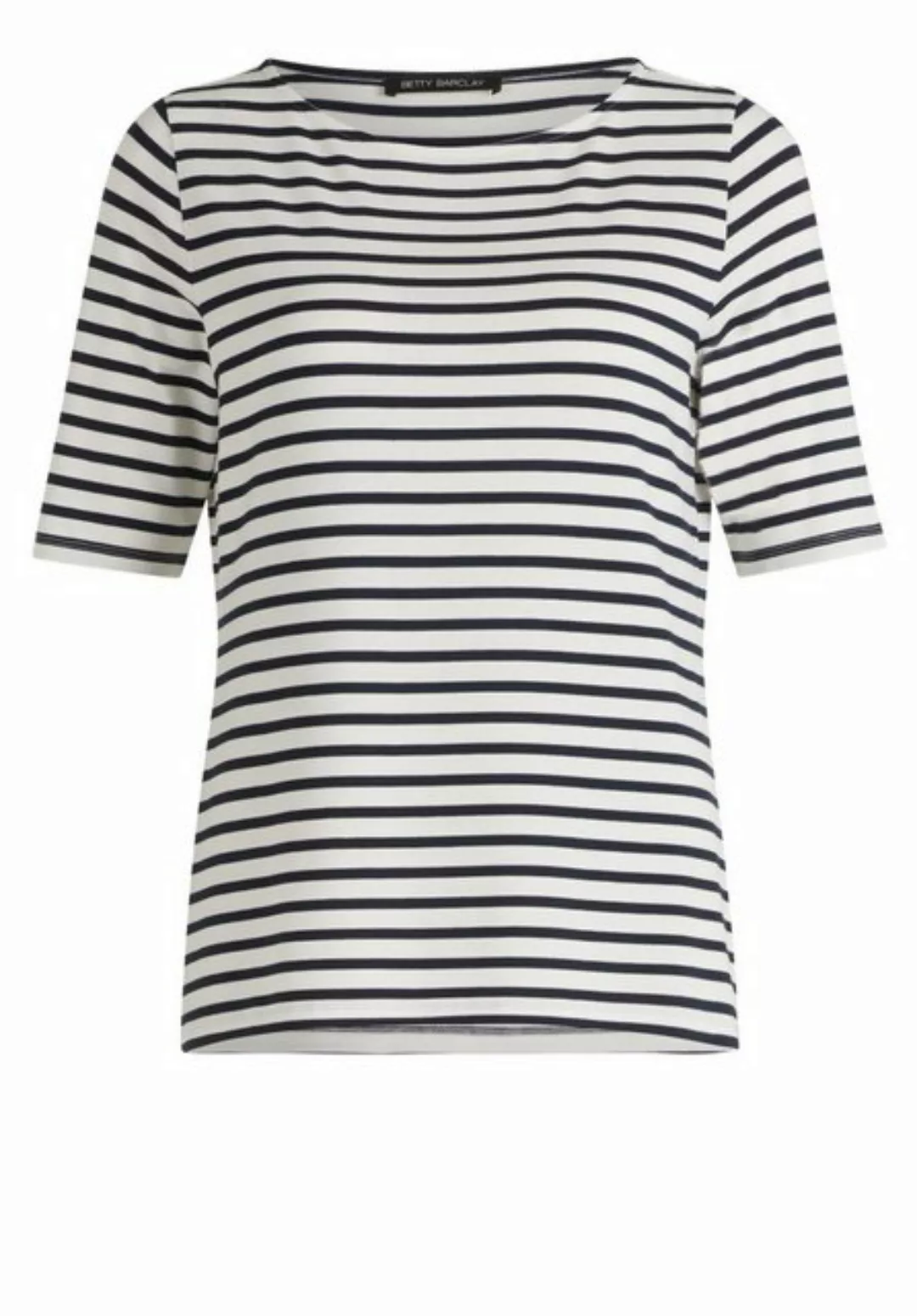 Betty Barclay T-Shirt Shirt Kurz 1/2 Arm, Cream/Dark Blue günstig online kaufen