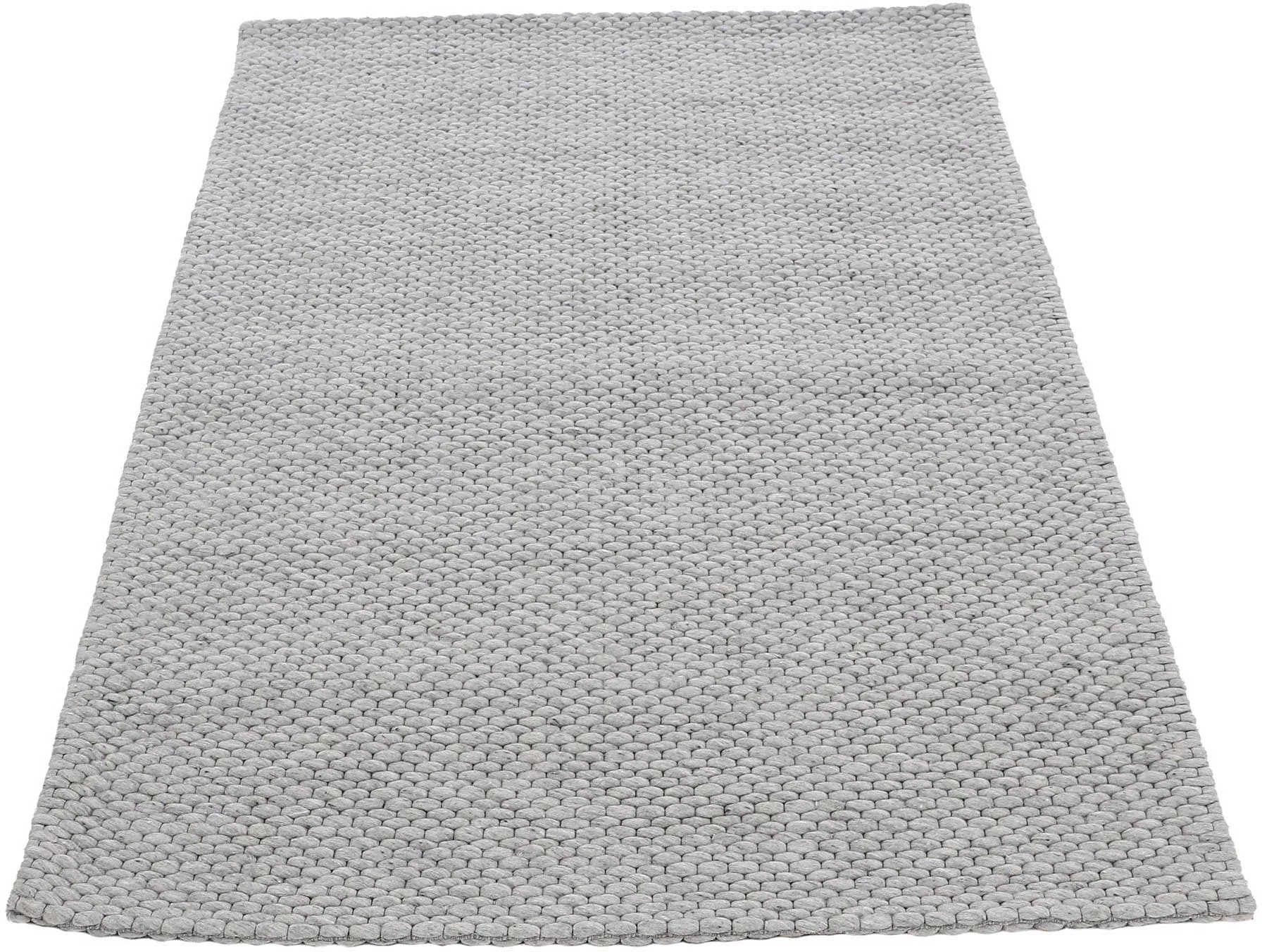 carpetfine Wollteppich »Sina, auch als Läufer«, rechteckig, 14 mm Höhe, Han günstig online kaufen