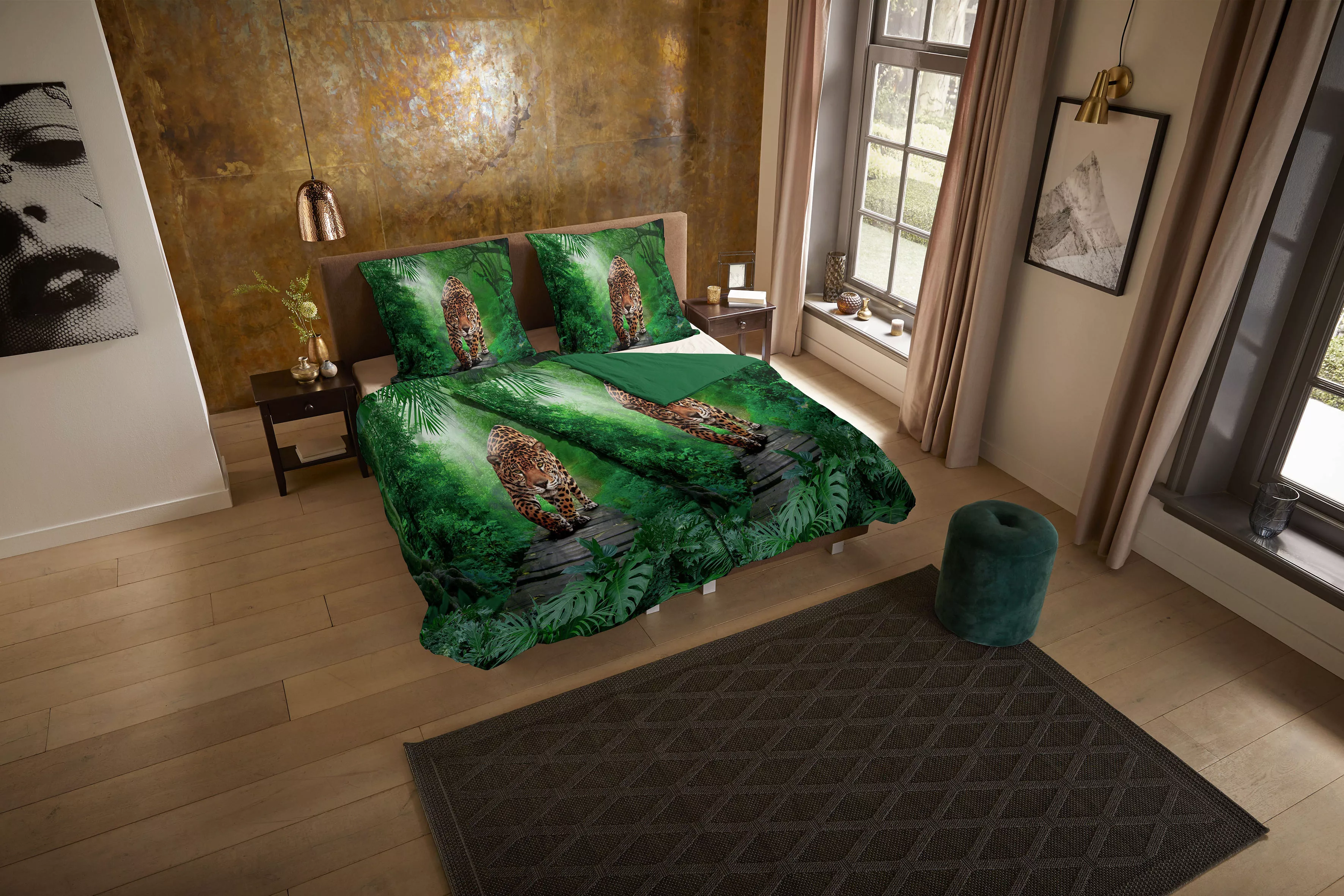 PURE luxury collection Wendebettwäsche »Amazone«, Mikrofaser, 135x200, Pfle günstig online kaufen