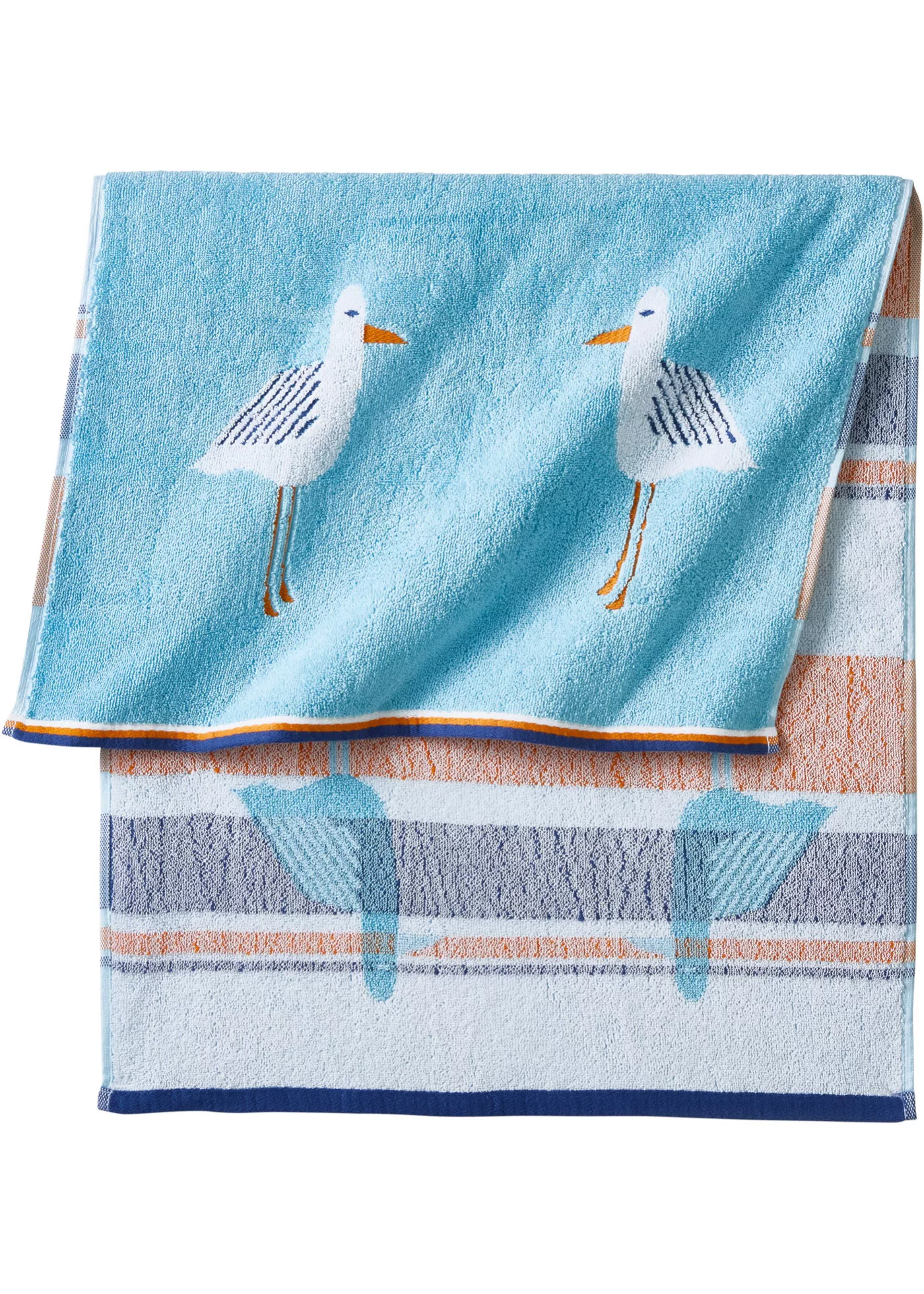 Handtuch mit Möwen Design günstig online kaufen