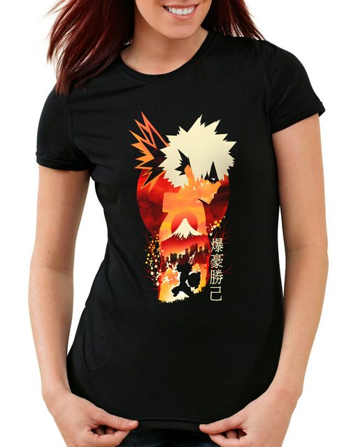 style3 T-Shirt Katsuki Bakugou anime manga my hero academia cosplay günstig online kaufen