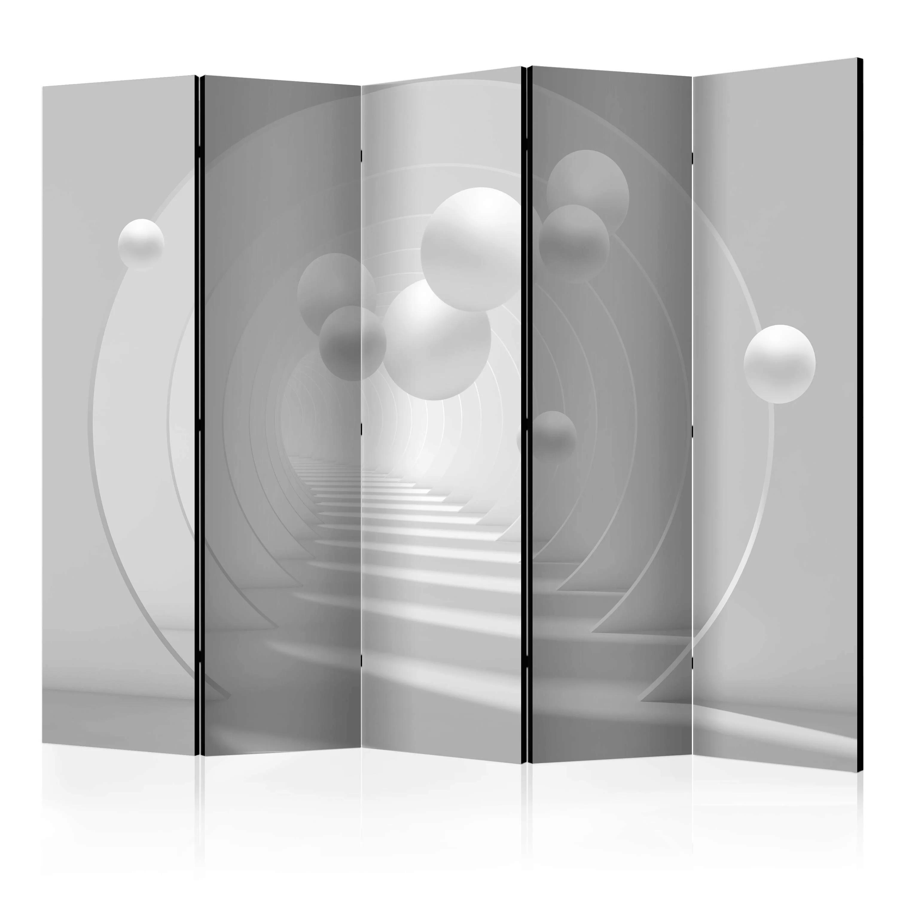 5-teiliges Paravent - 3d Tunnel Ii [room Dividers] günstig online kaufen