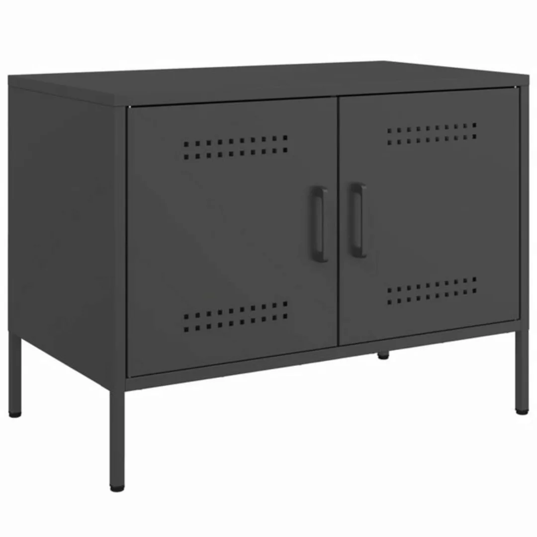 vidaXL Schrankmodule TV-Schrank Schwarz 68x39x50,5 cm Stahl günstig online kaufen