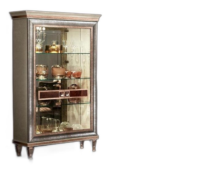 Xlmoebel Vitrine Vitrinen Schrank Wohnzimmer Dekor Vitrine Barockdesign (1- günstig online kaufen