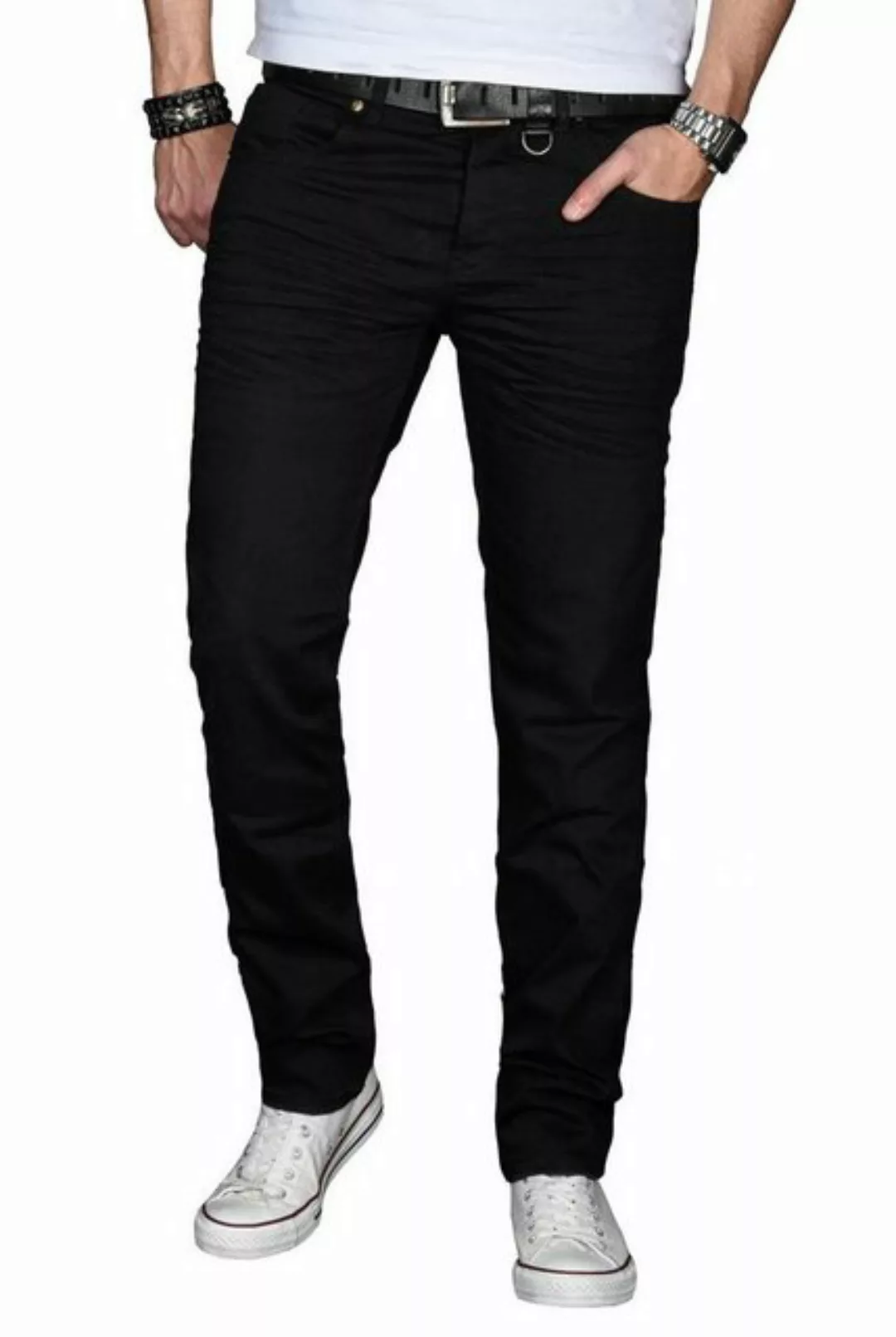 Alessandro Salvarini Straight-Jeans ASMinero Slim Fit Jeans mit 2% Elasthan günstig online kaufen