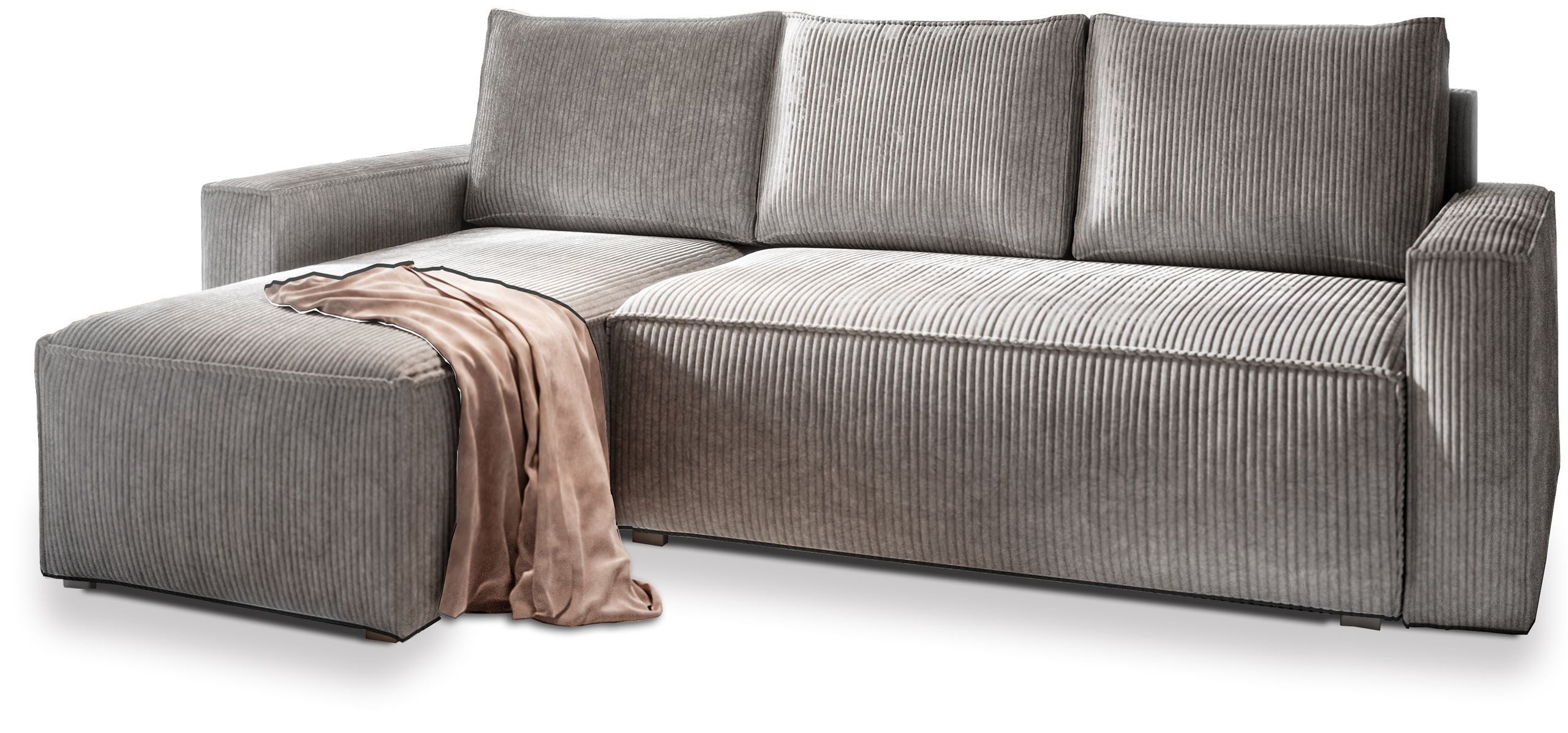 Masseno Ecksofa POTARO mit Schlaffunktion L-Form, günstig online kaufen
