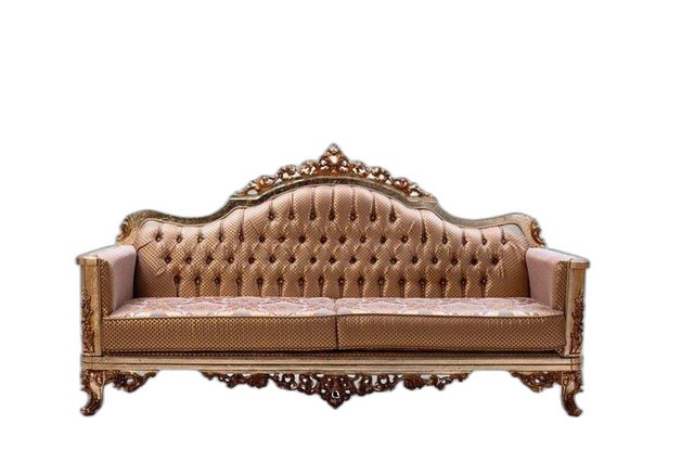 Xlmoebel Chesterfield-Sofa Drei-Sitzer Sofa Wohnzimmer Textil Luxus Traditi günstig online kaufen