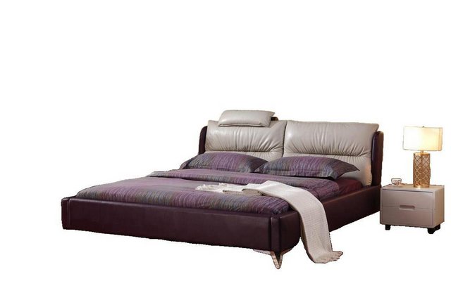 JVmoebel Bett Modernes Luxus Design Bett XXL Betten Stil Hotel Leder 180x20 günstig online kaufen