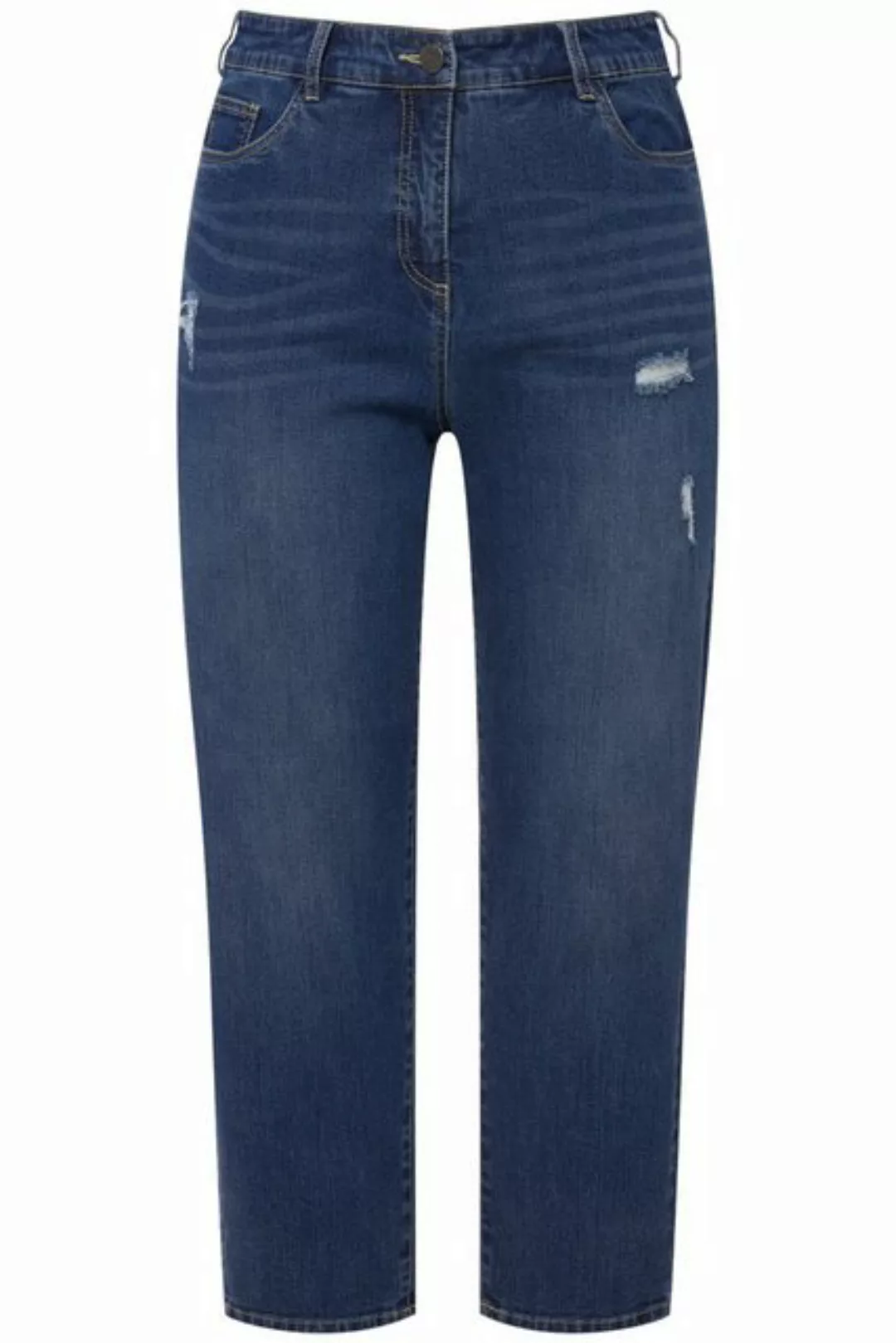 Ulla Popken Regular-fit-Jeans Mom-Jeans lässige Passform 5-Pocket-Schnitt günstig online kaufen