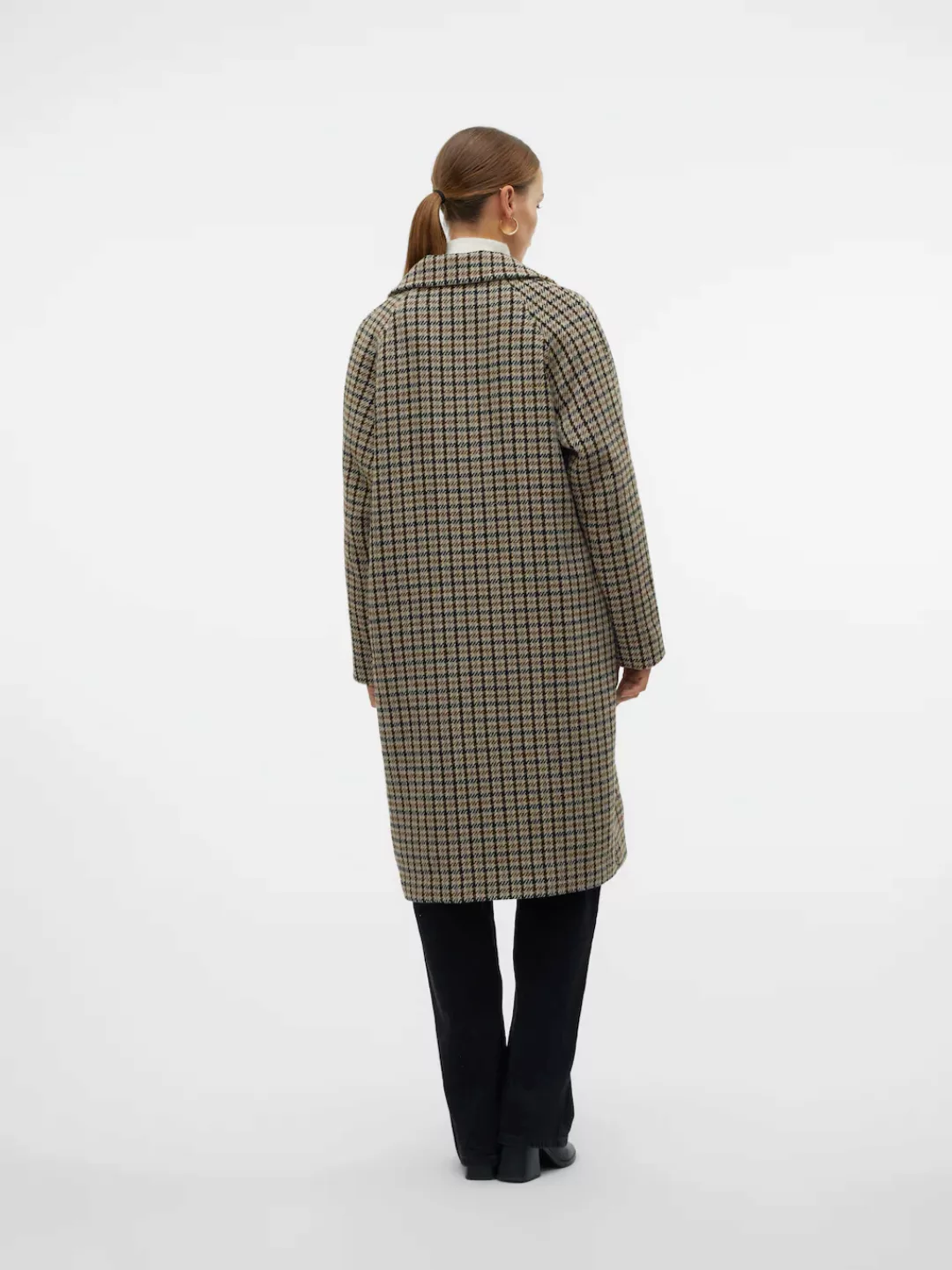 Vero Moda Langmantel VMHANNAH LONG WOOL CHECK COAT GA BOO günstig online kaufen