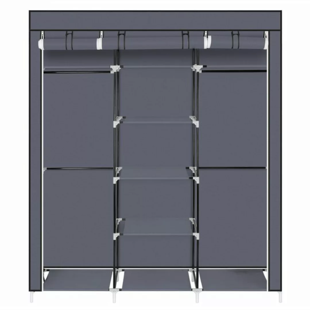 VINGLI Stoffschrank Kleiderschrank, 150 x 45 x 175 cm, Faltschrank, Stoffsc günstig online kaufen