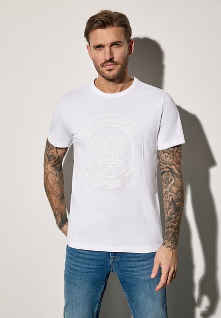 STREET ONE MEN T-Shirt, aus reiner Baumwolle günstig online kaufen