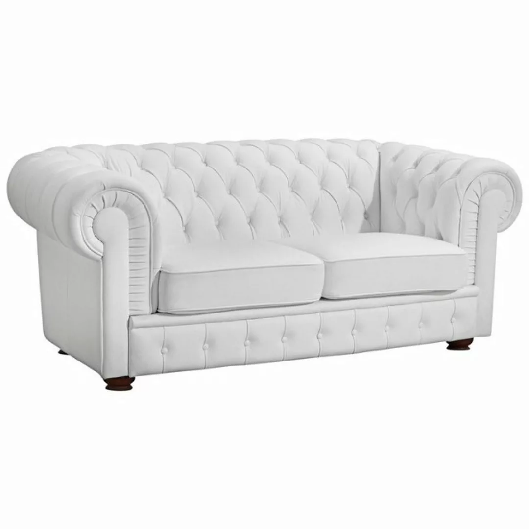 58 aufm Kessel Sofa Sofa 2-Sitzer Kalea Bezug Kunstleder Buche nussbau, Spa günstig online kaufen