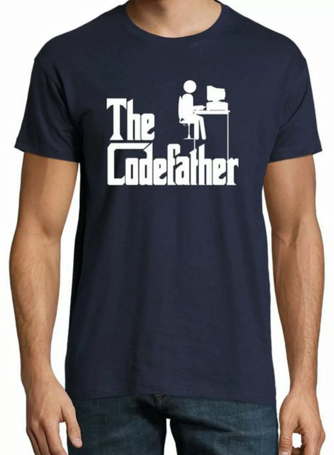 Youth Designz T-Shirt The Codefather Herren T-Shirt mit lustigem Frontprint günstig online kaufen