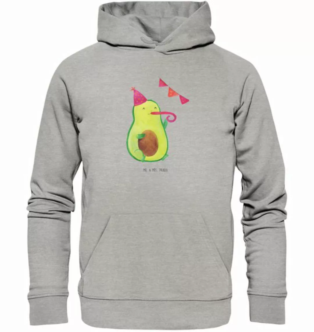 Mr. & Mrs. Panda Hoodie Avocado Party Größe XL - Heather Grey - Geschenk, F günstig online kaufen