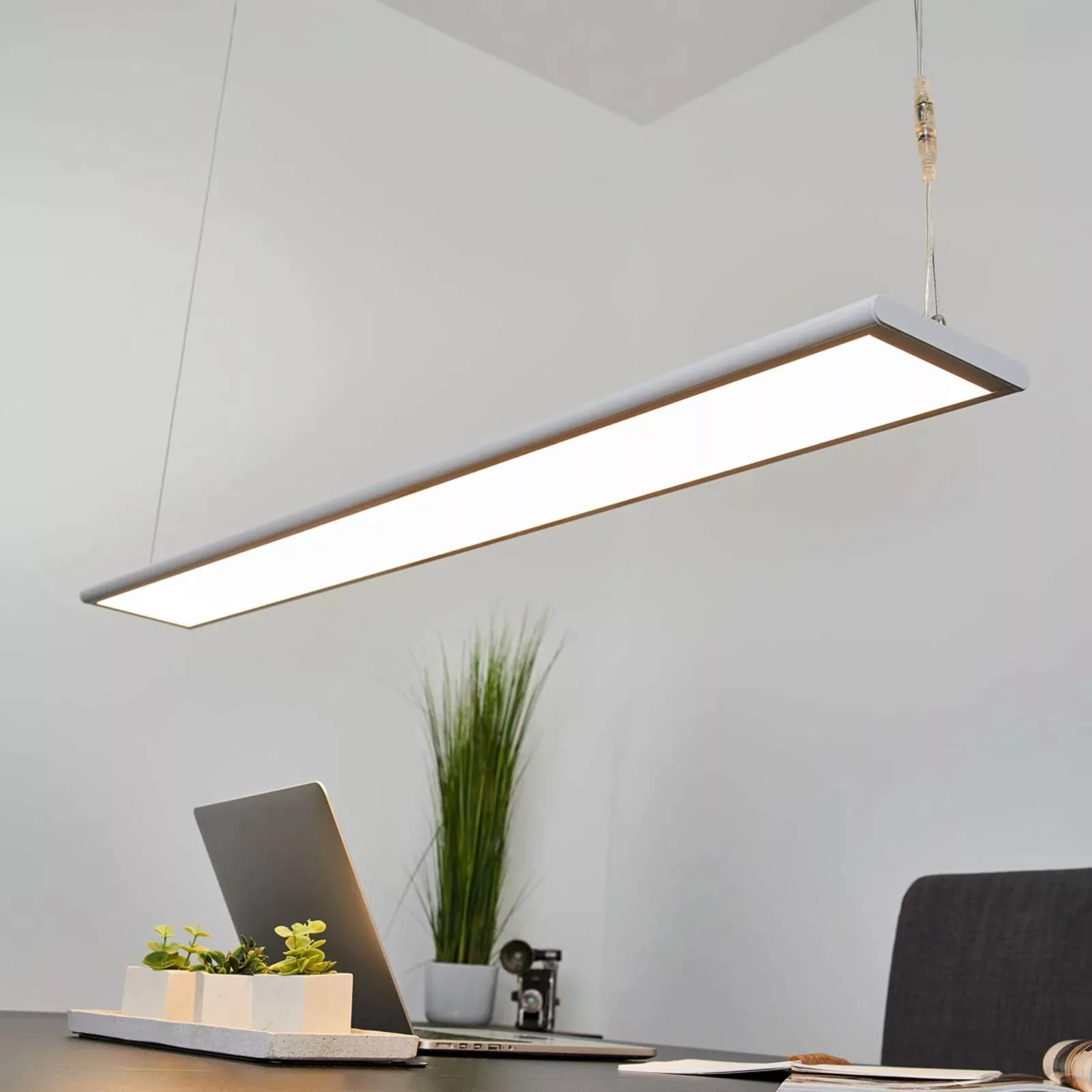 Arcchio LED-Büro-Hängeleuchte Samu, up/down, dimmbar, Alu günstig online kaufen