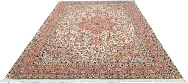 morgenland Orientteppich »Perser - Täbriz - Royal - 323 x 200 cm - beige«, günstig online kaufen