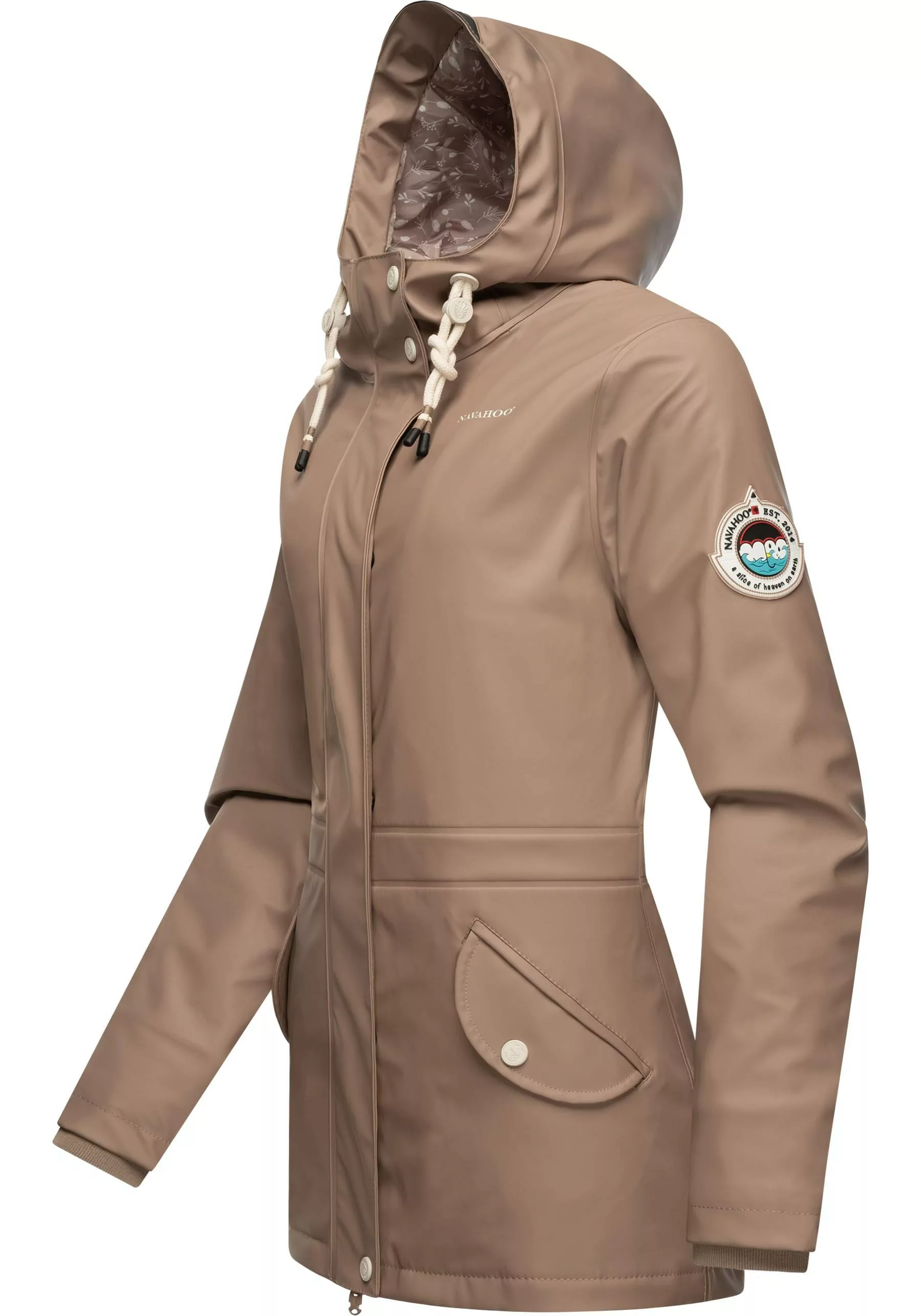 Navahoo Regenjacke "Oceans Heart", mit Kapuze, stylischer wasserdichter Reg günstig online kaufen