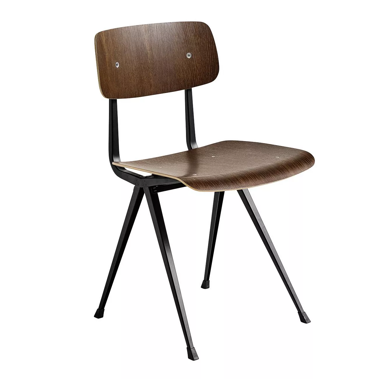 HAY - Result Stuhl Gestell schwarz - geräuchert/lackiert wasserbasiert/Gest günstig online kaufen