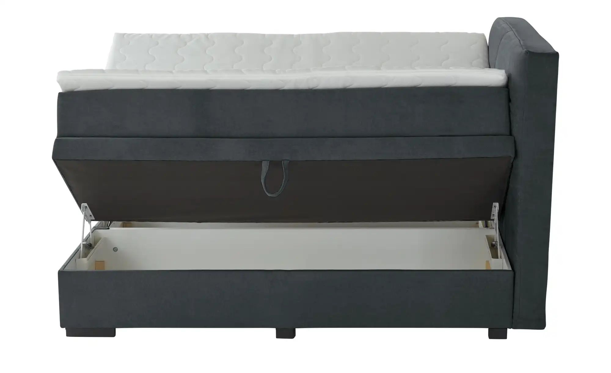 Boxi Boxspringbett mit Bettkasten Boxi Classic ¦ grau ¦ Maße (cm): B: 180 H günstig online kaufen