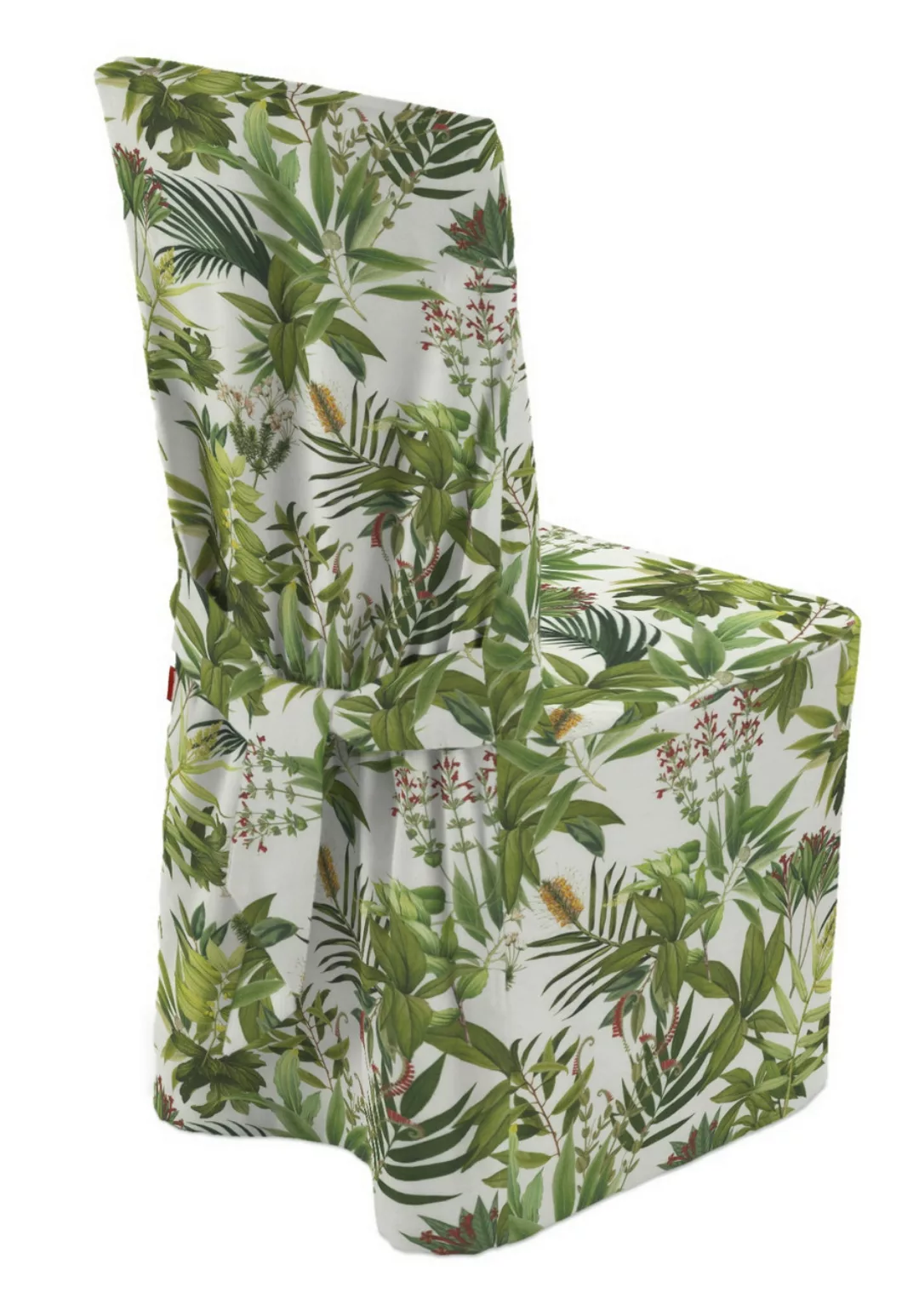 Stuhlhusse, grün-weiß, 45 x 94 cm, Tropical Island (143-69) günstig online kaufen