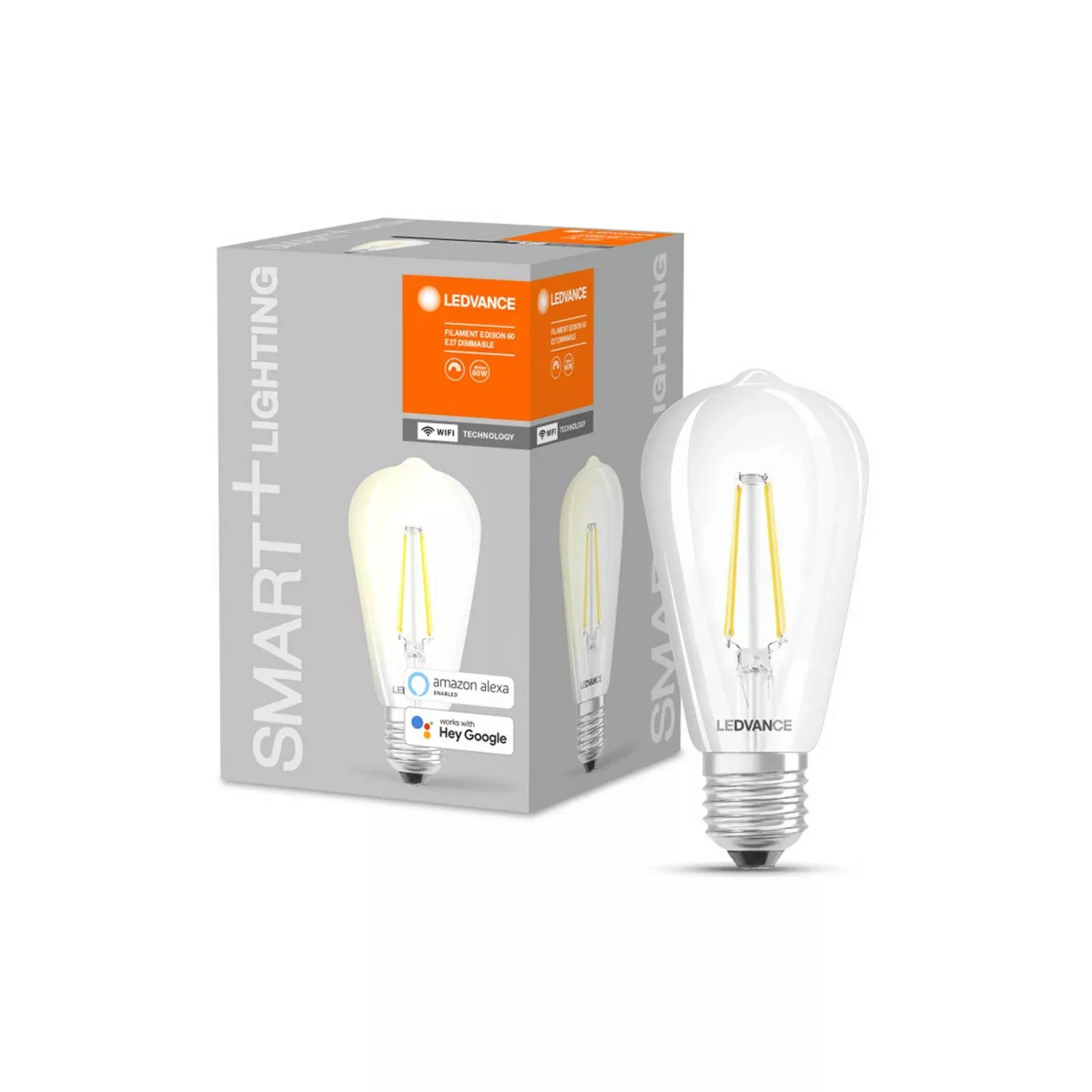 LEDVANCE SMART+ WiFi Filament E27 5,5W 827 Edison günstig online kaufen