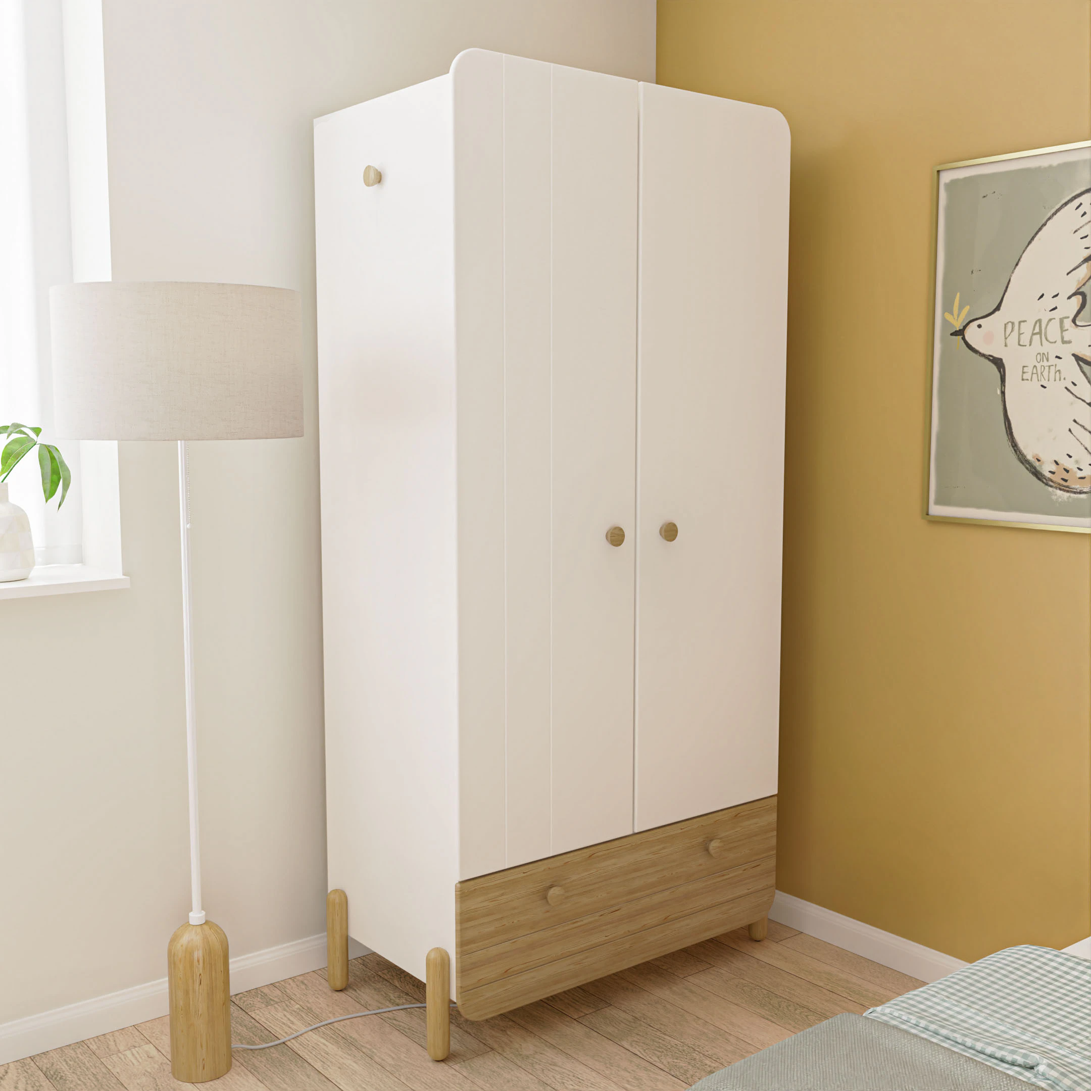 Demeyere GROUP Kinderkleiderschrank "Edaj", Kinderkleiderschrank 1 Schublad günstig online kaufen