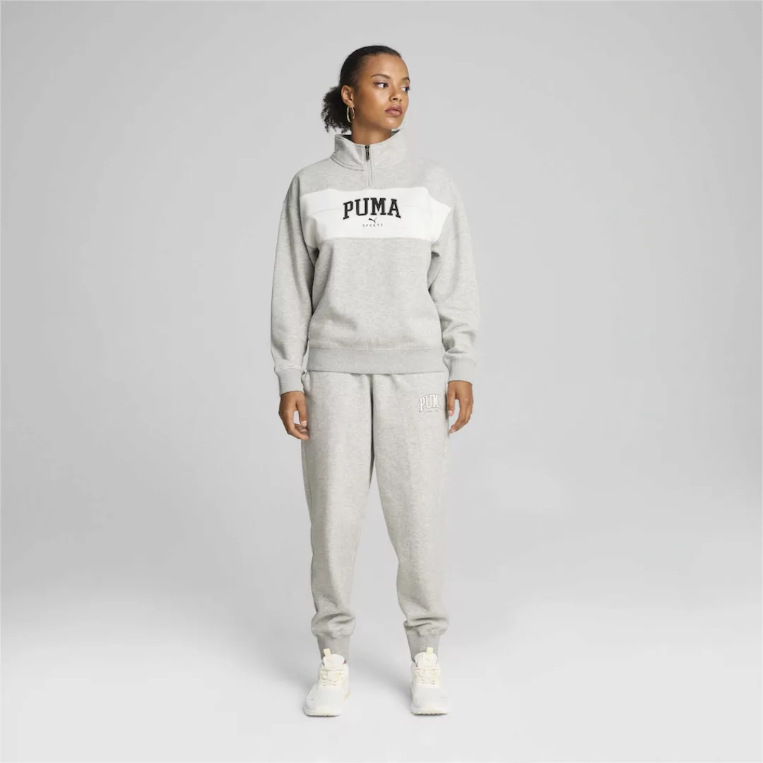 PUMA Sweatshirt "PUMA SQUAD Hoodie mit viertellangem Reißverschluss Damen" günstig online kaufen