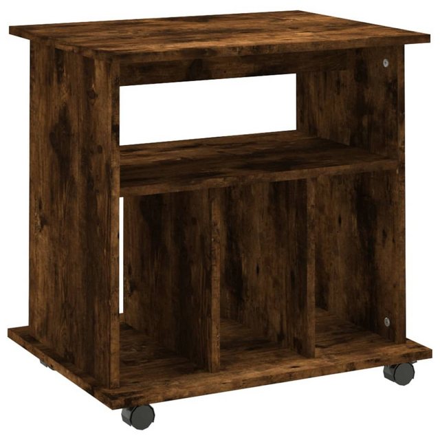 Vidaxl Rollschrank Räuchereiche 60x45x60 Cm Holzwerkstoff günstig online kaufen