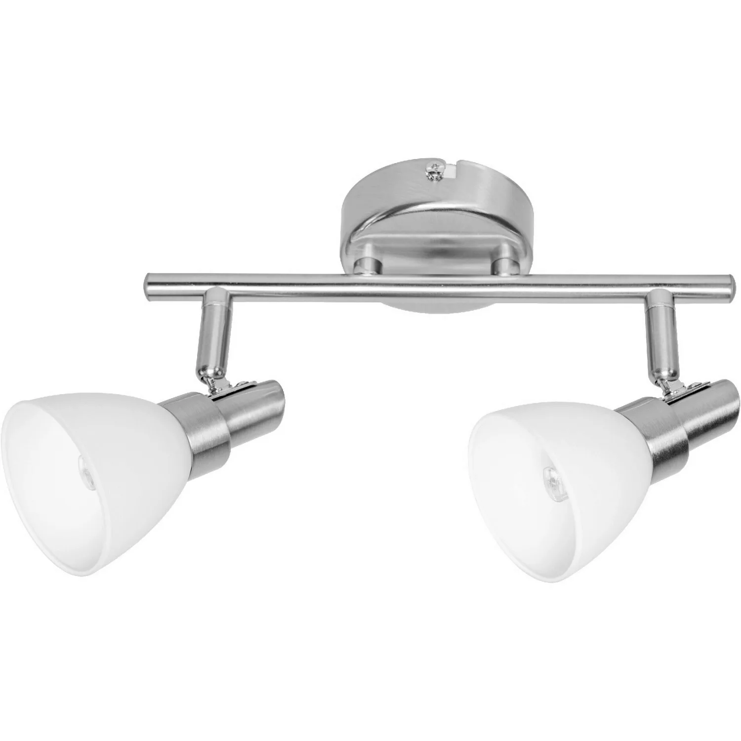 LED Deckenleuchte Led Spot in Silber und Weiß 1,9W 400lm G9 2-flammig günstig online kaufen