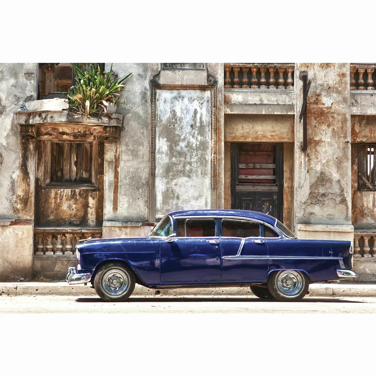 Euroart Glasbild Streets of Cuba VIII günstig online kaufen