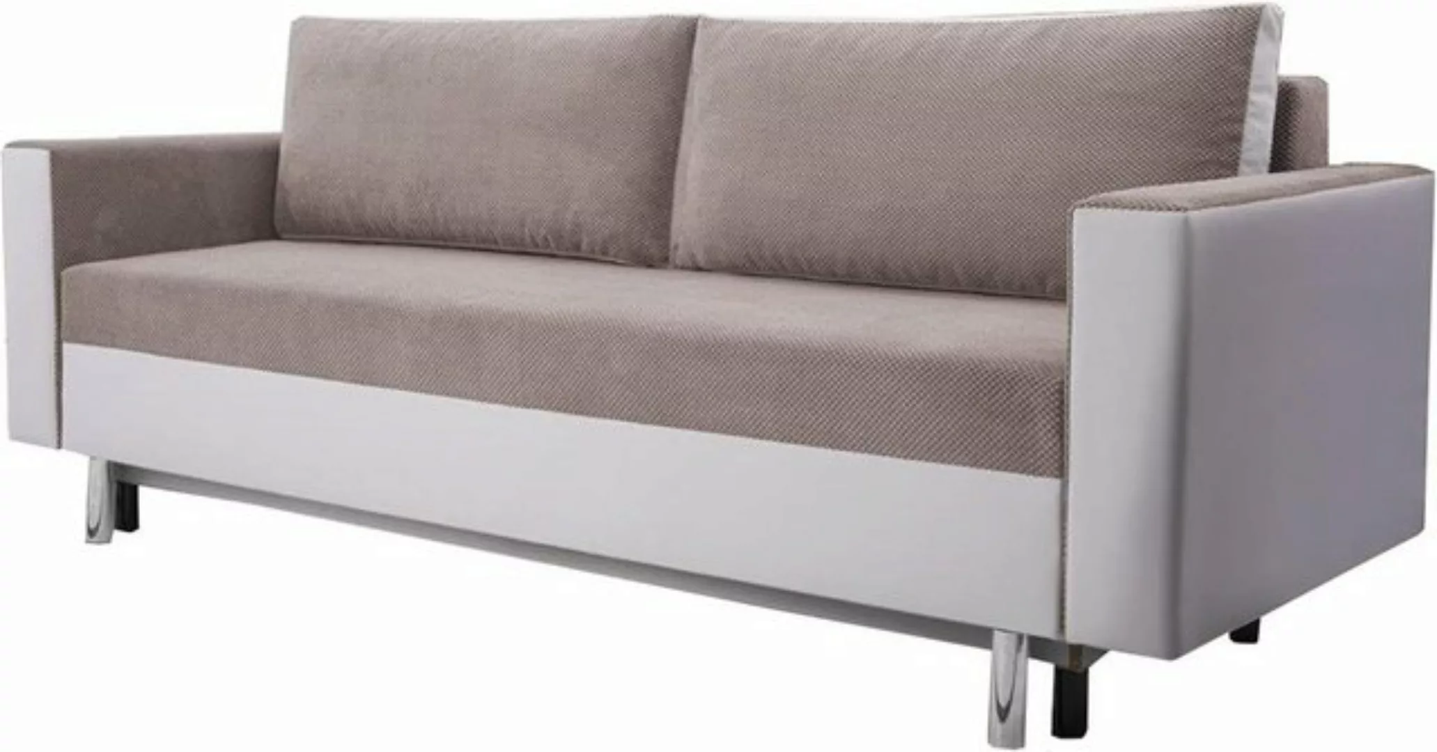 MOEBLO Schlafsofa MONACO, Bettzeugablage, Wohnzimmer, Lounge, Wohnzimmermöb günstig online kaufen