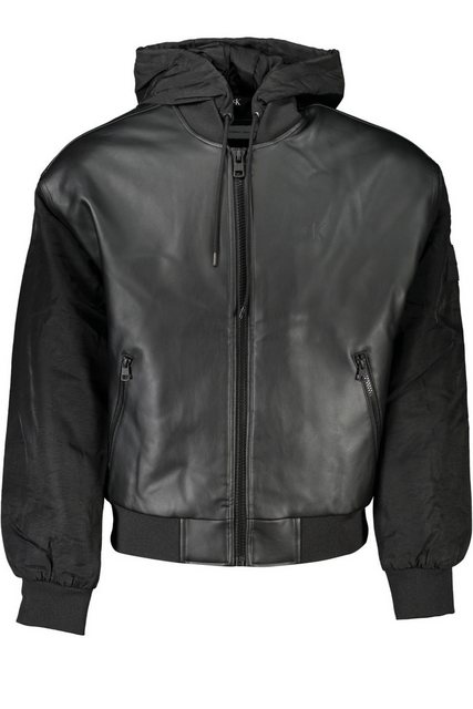 Calvin Klein Jeans Outdoorjacke Stilvolle schwarze Herrenjacke mit Kapuze u günstig online kaufen