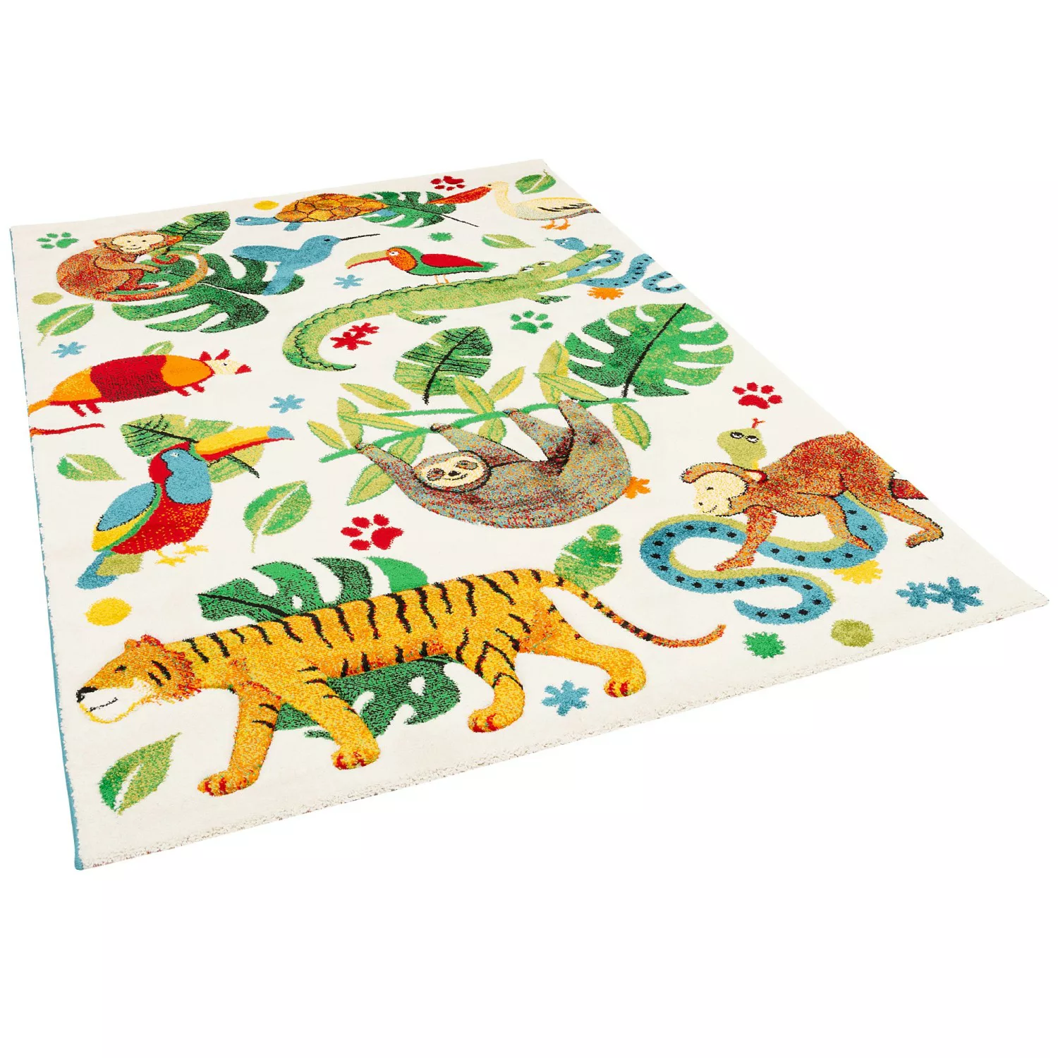 Pergamon Kinder Teppich Maui Kids Urwald Bunt 80x150cm günstig online kaufen