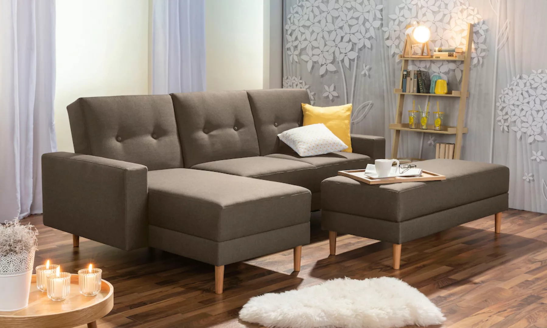 Max Winzer® Ecksofa »Just Chill kubisches Schlafsofa im skandinavischen Sti günstig online kaufen