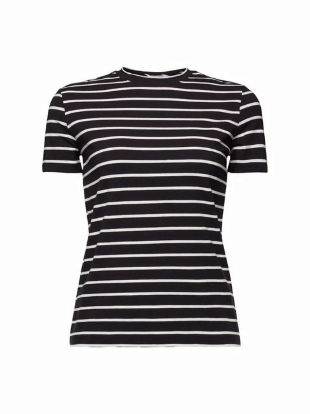 Esprit T-Shirt Gestreiftes Top mit Rundhalsausschnitt (1-tlg) günstig online kaufen