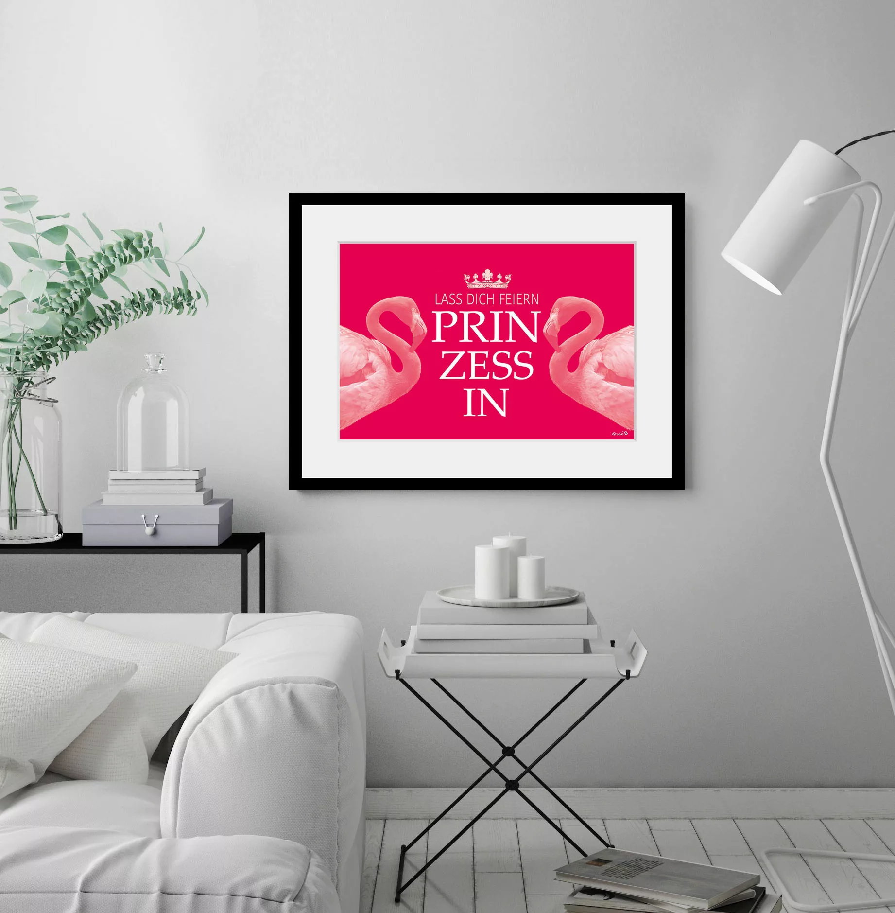 queence Bild "PRINZESSIN", Flamingos, (1 St.) günstig online kaufen