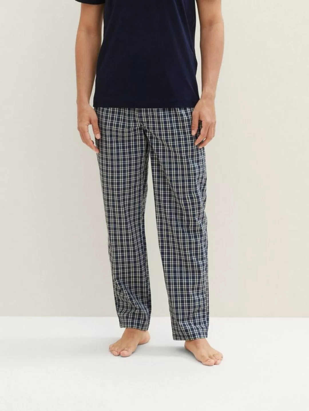 TOM TAILOR Pyjamahose Dakota mit klassichem Karo-Design günstig online kaufen