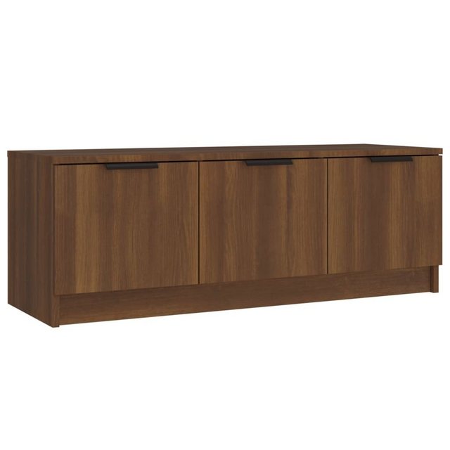 furnicato TV-Schrank Braun Eichen-Optik 102x35x36,5 cm Holzwerkstoff (1-St) günstig online kaufen