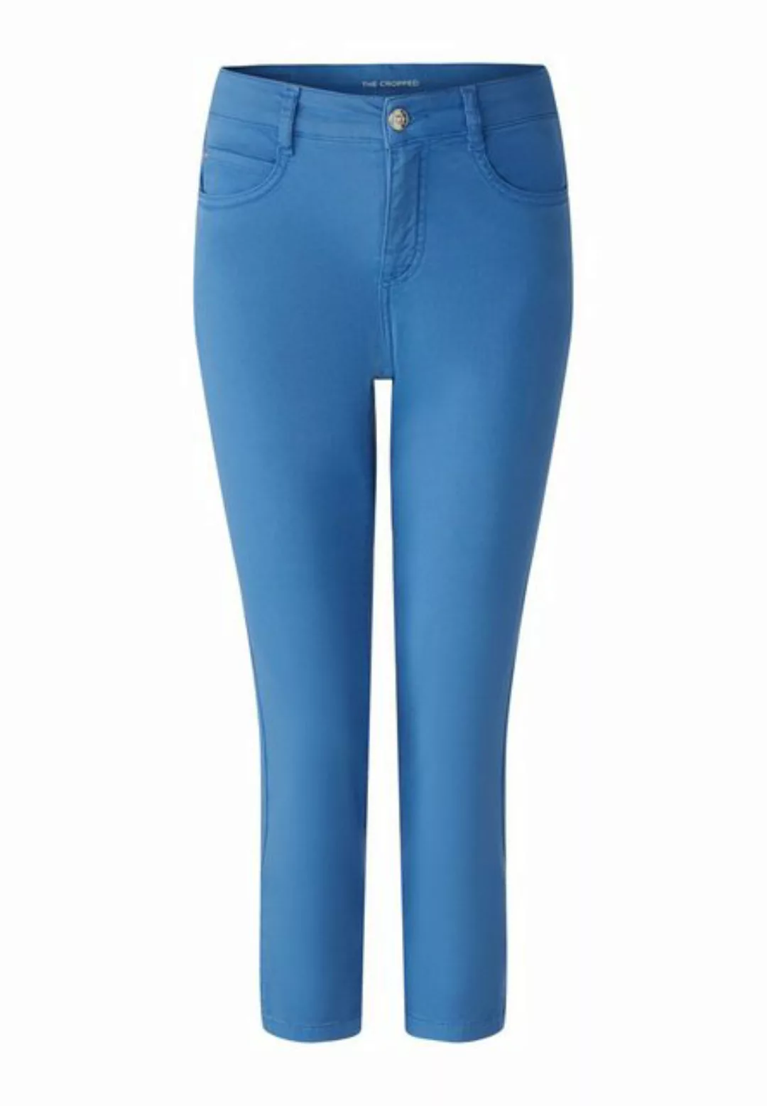 Oui Slim-fit-Jeans Caprihose slim fit, mid waist Nieten günstig online kaufen